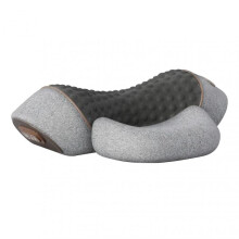(Dual, Space Gray) Neck Support Pillow Vibrating-Shiatsu Masage Pillow for Relax