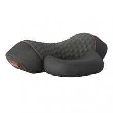 (Dual, Gray) Neck Support Pillow Vibrating-Shiatsu Masage Pillow for Relax