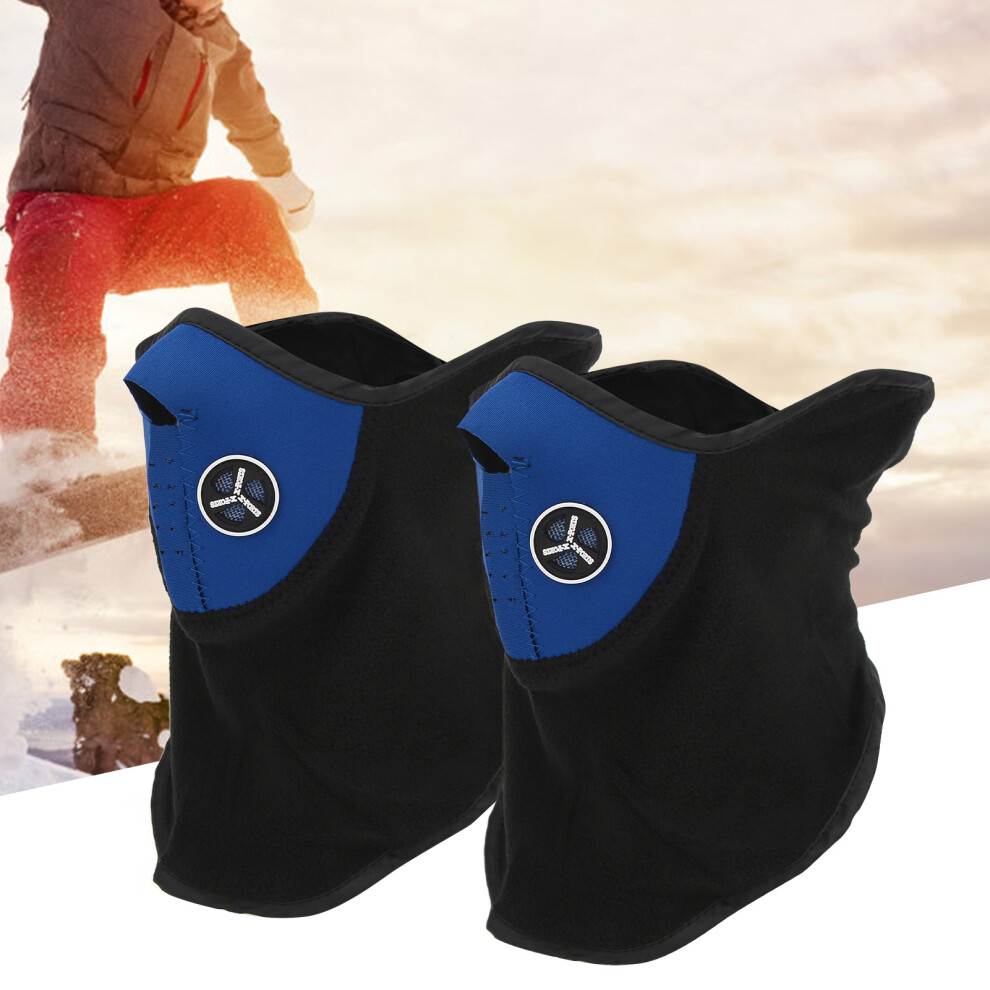 Anti Dust Winter Cycling Mask Half Face Windproof For Skiing Outdoor Blue 5021358049980