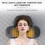 (Single, Gray) Neck Support Pillow Vibrating-Shiatsu Masage Pillow for Relax 3