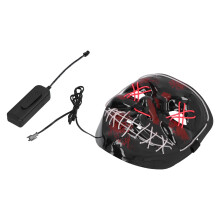 Halloween Glowing Mask with 2 Colors & 3 Light Modes for Adults
