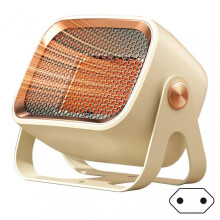 (EU plug, Khaki) Household Space Heaters PTC-Fast Heating Ceramic Room Small Heaters Household Supply