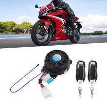 Langstrecken-Motorradalarm 12V ABS Schwarz 160M Fernbedienung