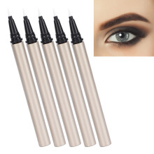 5er Set wiederbefüllbare Plastikeyeliner-Tuben mit Pinsel, Kosmetikfläschchen 5ml