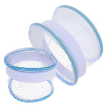 Fish Isolation Box for Aquarium Nylon Floating Design Breeding Tank Dividers for Guppy Breeding and Easy Monitoring 2Pcs
