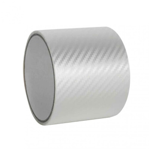 (5 M, Transparent 7cm) Self adhesive 3D carbon fiber sheet Durable, Waterproof & UV Resistant. Car Styling Transformations