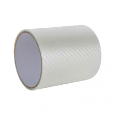 (10 M, Transparent 10cm) Self adhesive 3D carbon fiber sheet Durable, Waterproof & UV Resistant. Car Styling Transformations
