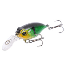Mini Minnow Köder 6,2 cm 3D-Augen Künstlicher Angelköder für Outdoor