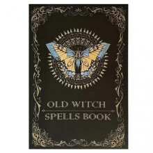 Enchanting Old Witch Spells Book - Wiccan Grimoire Booklet for Beginner Witches & Pagan Rituals