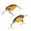 Mini Minnow Köder 6,2cm, 3D-Augen, ABS-Künstlicher Angelköder 10