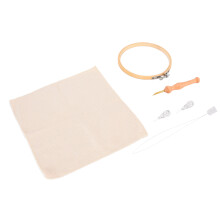 Punch Needle Kit Premium Materialien, Einfach zu Halten, Langlebiges Stickwerkzeug-Set