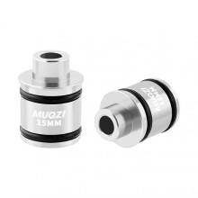 (15 turn 9mm, Silver) Bike Front Rear Hub Adapter 12mm 15mm To 9mm Qr QR Adapter Converter End Cap 15 to 9mm/12 to 9mm Outdoor Sports Enthusiasts