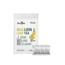 30-90Pcs Mullein Leaf Tea, Mullein Tea for Lung Cleanse, Natural Healthy Herbal Tea, Lung Detox & Breathing Cough Relief Tea for Men Women