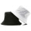 (White Black)Simple Causal Hat with Double Side Comfortable Breathable Sun Hat for Camping Hiking 1