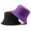 (Deep purple black)Simple Causal Hat with Double Side Comfortable Breathable Sun Hat for Camping Hiking 1
