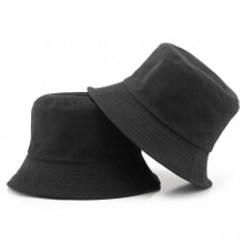 (Black)Simple Causal Hat with Double Side Comfortable Breathable Sun Hat for Camping Hiking