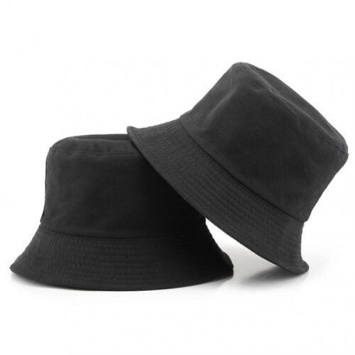 (Black)Simple Causal Hat with Double Side Comfortable Breathable Sun Hat for Camping Hiking