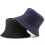 (deep cerulean)Simple Causal Hat with Double Side Comfortable Breathable Sun Hat for Camping Hiking 1