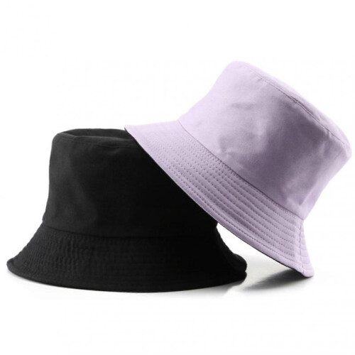 (Light Purple)Simple Causal Hat with Double Side Comfortable Breathable Sun Hat for Camping Hiking