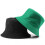 (Green Black)Simple Causal Hat with Double Side Comfortable Breathable Sun Hat for Camping Hiking 1