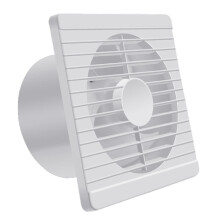 Low Noise Ventilation Fan Kitchen Window Airflow Air Cleaning