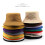 (dark brown)Simple Causal Hat with Double Side Comfortable Breathable Sun Hat for Camping Hiking 5
