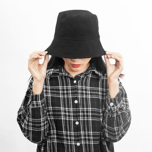 (Deep purple black)Simple Causal Hat with Double Side Comfortable Breathable Sun Hat for Camping Hiking 2