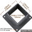 Rusts Resistant Black Support Brackets for Outdoor Pergolas 3