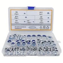Steel Hex Nut 188 Pieces Multiple Size Assortment 3MM 12MM