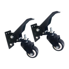 Stabile Tischrollen aus Metall, 2er-Set, inklusive-2 Packungen