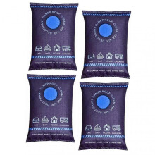 (4pcs)Car Moisture Absorber Bags, Reusable Dehumidifier Bags, Portable condensation absorbers for windows, Closet, Car, Basement, RV, and Storage