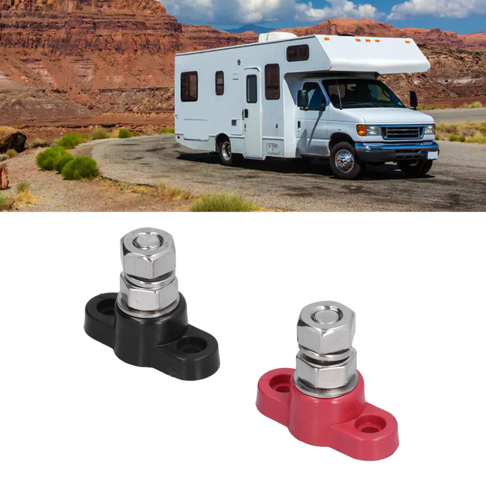 Siat11295 Power Junction Post 3/8" Stud 250A & Terminal Red/Black 8791358053993