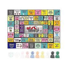 (White) Tipsy Drinking Game For Friends In Party Board Games Adults Interactive 2025