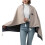 (Beige) wearable USB blanket for travel camping USB Powered Relaxing Study 1