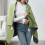 (Green) wearable USB blanket for travel camping USB Powered Relaxing Study 4