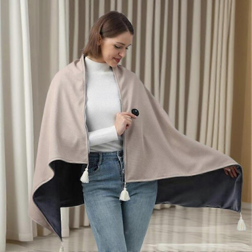 (Red) wearable USB blanket for travel camping USB Powered Relaxing Study 2