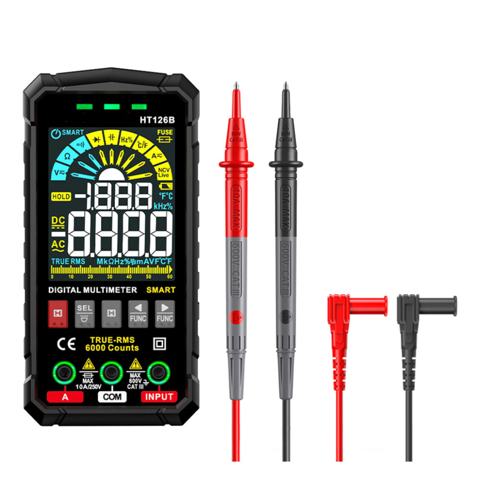(HT126B) Digital Multimeter NCV Amperometric Tool Professional Ammeter Tester-image-OPC-PMRFCSG-NEW