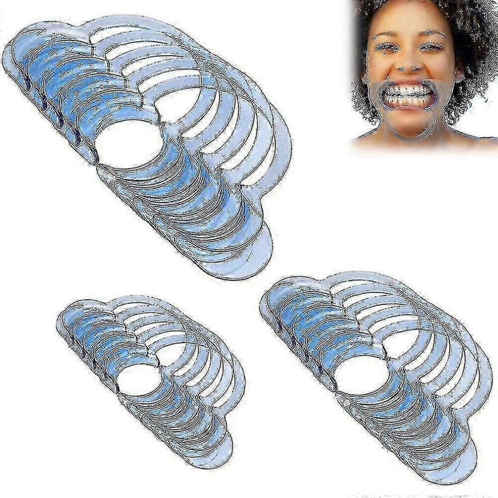 Kikidex (As Show, One Size) 20Pcs Dental C-Type Mouth Opener Cheek Retractor Mouth Opener