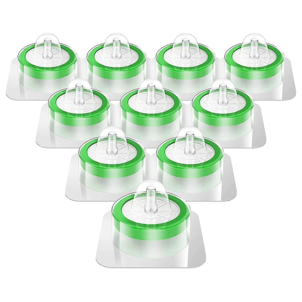 Kikidex (As Show, One Size) Sterile Syringe Filter Pes 10 Pack, 0.22Um Pore Size, 33Mm Membrane Diameter, Hydrophilic Filtratio
