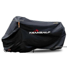 (As show, One size) Motorcycle Cover Waterproof Outdoor All Season Dustproof UV Protective Moto Rain Cover for Honda XL750 TRANSALP 750
