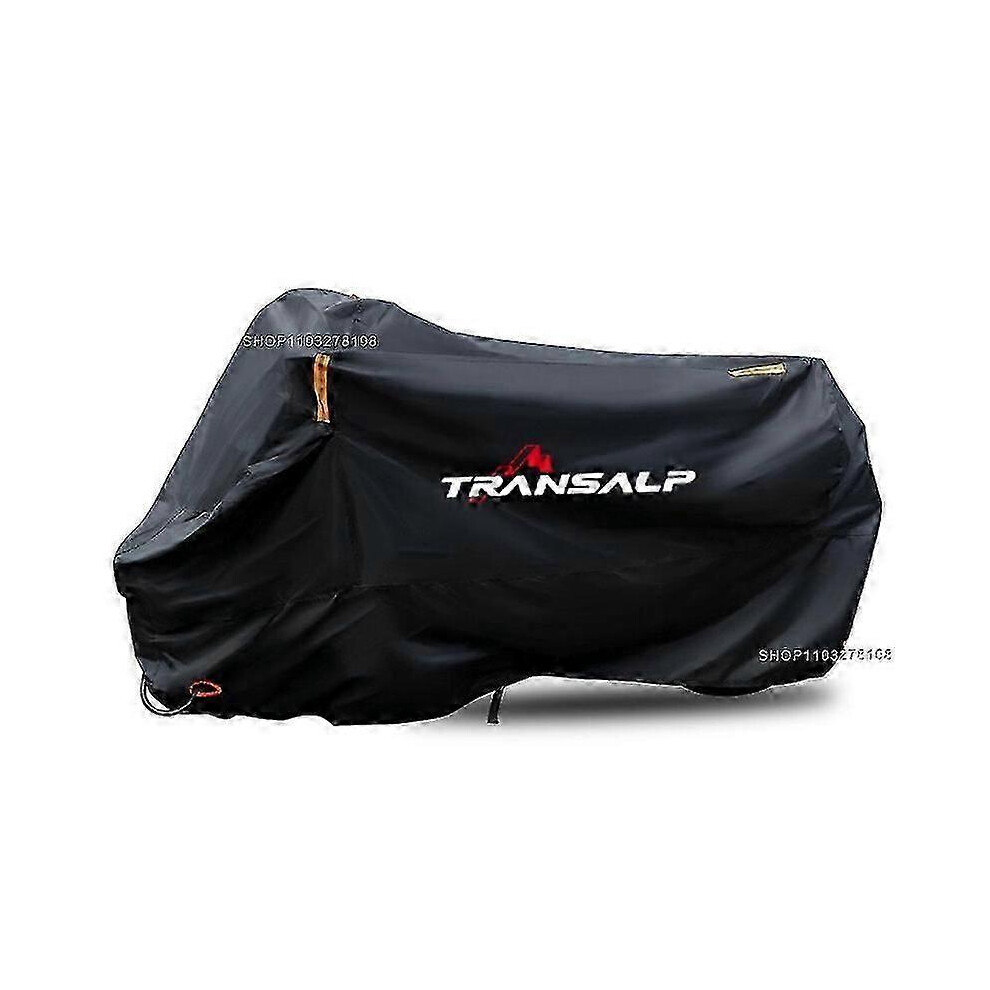 Kikidex (As Show, One Size) Motorcycle Cover Waterproof Outdoor All Season Dustproof Uv Protective Moto Rain Cover For Honda Xl750 Transalp 750