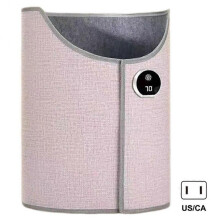 (US plug,pink)Under Desk Leg Heaters For Office Quiet Operation Energy-Efficient Chillys Evening Solution