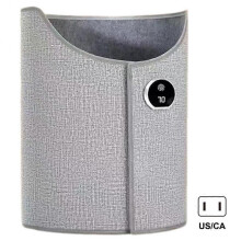 (US plug,Grey)Under Desk Leg Heaters For Office Quiet Operation Energy-Efficient Chillys Evening Solution