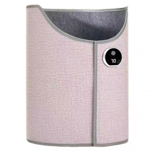 (US plug,pink)Under Desk Leg Heaters For Office Quiet Operation Energy-Efficient Chillys Evening Solution 1