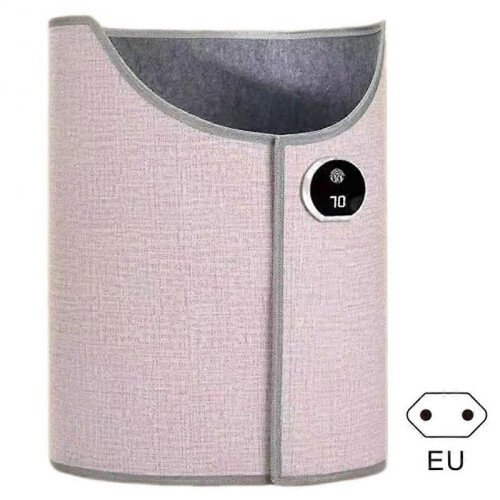 (EU plug,pink)Under Desk Leg Heaters For Office Quiet Operation Energy-Efficient Chillys Evening Solution 1