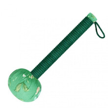 (31cm,Green)Hammer-Shaped Meridians Massage Stick Effective Self-Massage Tool for Home/Travel