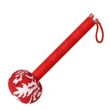 (31cm,Red)Hammer-Shaped Meridians Massage Stick Effective Self-Massage Tool for Home/Travel
