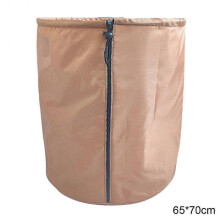 (65*70cm,Light Brown)Winter Plant Covers Freezes Protection Cold Weather Protection Flower Pot Protection Bag for Landscape Frosts Defense