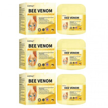(3pcs,Aeehfeng)Bee-Venom Joint Bone Care Cream Relieve Pain Relieve Stiffness Massage Cream for Women Men