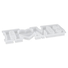 HOME Moule en silicone Alphabet pour résine époxy cristal DIY